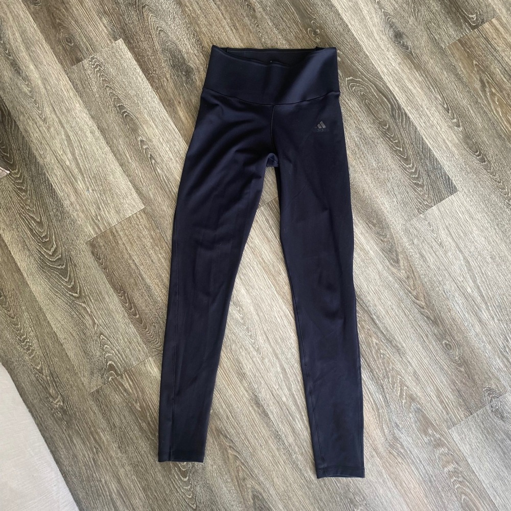 adidas Women's Black Activewear High Waisted Legging Size XS